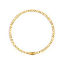 TUANZISP 1pc Women Birthstone Beaded Adjustable Bracelet, Luxury Gold Tone Stainless Steel Elastic Charm Bracelet, Elegant Birthday Gift For Her