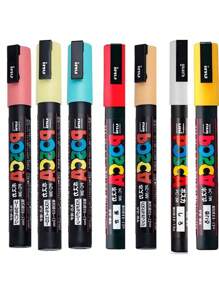 Bolígrafo marcador de pintura Uni Paint Pen PC-3M de punta fina 0.9-1.3mm para pintura, graffiti, anime, publicidad y dibujo artístico