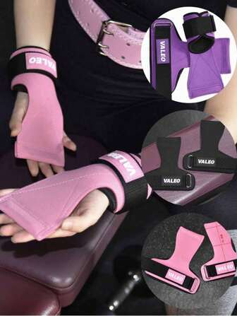 1 par, vår och sommar nya utomhussporter fitness handflateskydd hårt dragassisterat handledsskydd fitnesshandskar pull up halkfri grepprem/unisex/vardagssportskydd, gym