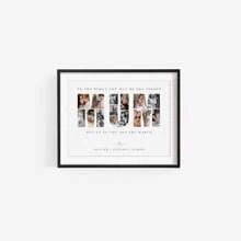 Customizable Mother's Photo Collage Template, Gift For Mom, Mother's Day Gift, Birthday Gift - Beige - View 2