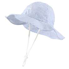 Baby Sun Hat Toddler Sun Protection Bucket Hats For Boys Girls Infant Wide Brim Beach Hat Baby Bucket Hat