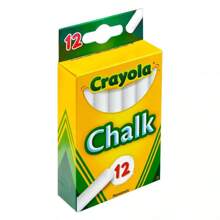 12-Piece Chalk Pack, Durable And Not Easily Broken.Ideal For Classroom Use, Blackboards, And Easels.Blackboard, School Supplies. - trắng - Xem 8