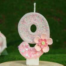 Shiny Pink Number Candles, Birthday Candles, Birthday Decorations, Happy Birthday, Cake Candles, Room Decorations