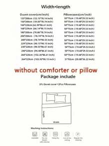 3pcs Synthetic Washed Cotton Beige Mini Pom Pom Duvet Cover Set, 1 Duvet Cover 2 Pillow Shams, Bedding Set