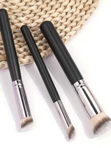 1pc/3pcs/4pcsFoundation Brush Set For Liquid Makeup, Professional Kabuki Foundation Brush Set For Blending Liquid Cream Flawless Powder, Cosmetic Polishing Spot Concealer,Brush Set,Makeup Brush Kit,Make Up Brush Set,Make Up Set Complete,Makeup Brush Set,Complete Makeup Kit,Brush Kit,Brushes Makeup Set,Makeup Gift Set,Set