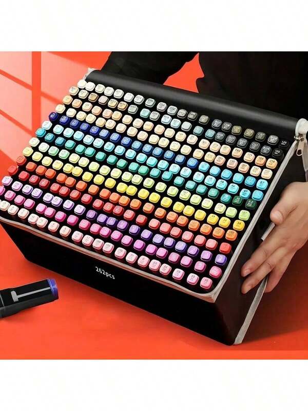 Markers Alcohol Felt Pen Manga Sketching Markers Dual Brush Art School Supplies Drawing Set School Supplies Easter Gift,Back To School Season, School Season, Painter, Student Learning, School Painting Class Supplies, Holiday Gifts, Garden Sketch,Beach Sketching And Painting