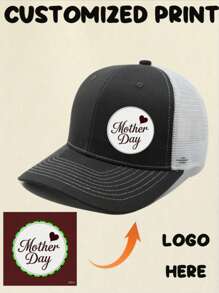 Richardson Trucker Cap | Breathable Mesh And Quick-Dry Sweatband [Custom Logo Print | Golf Fishing Hiking Camping Clothing & Corporate Team Sun Protection Hat - Customized Picture Style - View 3