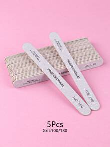 50/20/10/5/1pc 專業級指甲銼刀組，個性化美甲修復工具，指甲護理工具組，木製砂紙磨甲銼，雙面拋光銼，適用於自然指甲，也適用於足部、手部和指甲護理 - 彩色 - 查看 17
