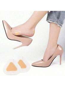20pcs Gel Heel Protectors: Adhesive Blister Pads For Heel Liners, Shoes Stickers, Pain Relief & Foot Care Cushion Grip