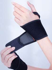 1 pieza Muñequera deportiva, Muñequera térmica magnética que reduce la presión y la molestia mediante compresión y calentamiento de la vaina tendinosa, para hombres y mujeres