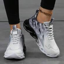 Women's Fashion Breathable Non-Slip Casual Gradient Color Versatile Sneakers, Street-Style Sports Running Shoes