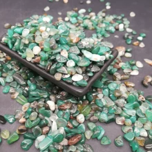 100g Natural Green Agate Pebble Stones - Suitable For Aquarium And Garden Decor, Home Decor Crystal Gravel | Excellent For Fish Tank, Flower Pot And Vase Filler | Polished Gem Stones For Crafts And Succulents | Natural Decorative Pebbles, Smooth Small Stones