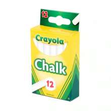 12-Piece Chalk Pack, Durable And Not Easily Broken.Ideal For Classroom Use, Blackboards, And Easels.Blackboard, School Supplies. - trắng - Xem 2