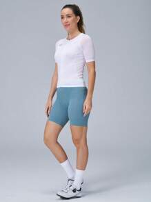 HISERWA Women's Cycling Shorts, Anti-Shock Silicone Foam Padded Breathable Fabric, High Elasticity And Hip Lifting