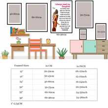 1pc Framed Canvas Poster, A - Mother's - Love - For - Her - Daughter Wall Art Canvas Paintings, Ideal Gift For Bedroom Living Room Corridor, Wall Art, Room Decoration