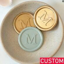 200 张圆形蜡封贴纸，定制自粘蜡封贴纸，用于婚礼请柬，婚礼首字母自粘蜡封，婚礼蜡封贴纸，蜡封贴纸，多功能，装饰性，可重复使用，现代，多彩，可爱，复古，卡通，卡哇伊，定制，个性化，独特，定制，工人，客户，学生，用于商务/工作/办公室，用于学校