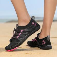 Zapatos de agua informales y ligeros de versión ancha para senderismo, playa, natación, fitness, baile
