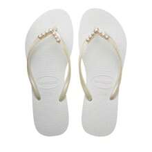 Havaianas Women's Slim White Flip Flop Sandals |  | Women Flip-Flops - trắng - Xem 5