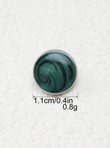 10 قطع/عبوة أزرار معدنية مدورة عالية الجودة بطلاء معدني مصقول بطريقة يدوية مرسومة، أزرار زخرفية متعددة الاستخدامات للقمصان والسترات والبدلات والفساتين والمعاطف والأحذية والقبعات والحقائب والأوشحة، إكسسوارات DIY