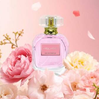 1 件 50 毫升/1.7 盎司女士持久花香果香香水，送给女朋友/妻子/生日/表白/情人节的理想礼物