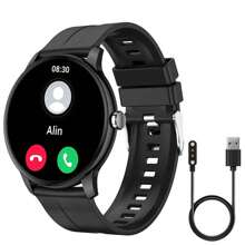 SIMSONLAB Smart Watch, Wireless Calling /Dial, Various APP Reminders,Suitable For Men And Women, Sports Watches, Custom Wallpaper,Compatible With Iphone/Andriod