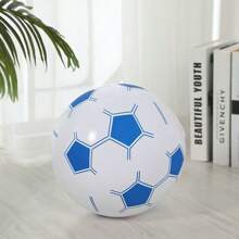 10 piezas/5 piezas/1 pieza Balón de fútbol de agua inflable, balón de fútbol de playa, balón de fútbol para juegos al aire libre, balón de fútbol decorativo para fiestas en la playa, ligero y portátil, artículos esenciales de playa, accesorios de playa, flotador de piscina