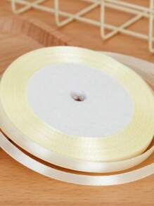 1 Roll 1cm X 25yd Satin Ribbon Hairbands DIY Craft Gift Wrapping Cake Decoration Strings - Multicolor - View 18