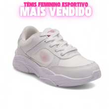 Tênis Feminino Esportivo De Academia Caminhada Corrida e Crossfit Leveza e Conforto Para Seu Dia a Dia, Tênis branco