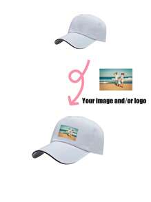 1PC Street Men's And Women's Custom Baseball Caps, Customizable Names, Personalized Baseball Cap Text, Custom Baseball Caps, Custom Valentine's Day Gifts, Unisex Baseball Caps, Sun Shading Travel Custom Baseball Caps