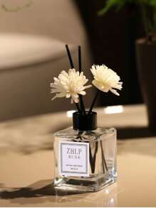 1 件 50 毫升，无火香薰套装，家居香氛香薰精油，可用于汽车、书房、客厅和汽车空气清新剂、衣柜，去除异味并净化空气，适合作为婚礼/情人节礼物/2 件装饰花 - 多種香型 - 查看 1