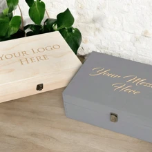 1pc/Custom Personalized Carved Wooden Souvenir Box - Wedding Memory Box, Rustic Souvenir Box, Perfect Photo & Emotional Souvenir, Graduation Season Souvenir Box, Custom Wooden Box, Send To Students, Colleagues, Lovers, Parents
