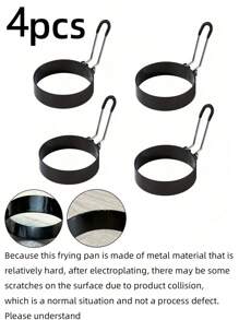 1/2/3 件圆形煎蛋模具，不粘煎饼模具，多用途煮蛋器，耐热蛋圈，厨房煮蛋工具 - 彩色 - 查看 16