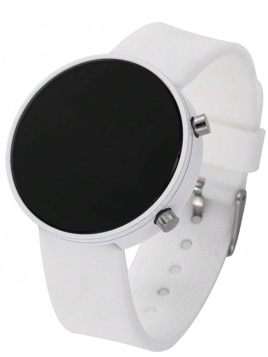 时尚圆形LED电子女士手表，母亲节送给母亲的最佳礼物