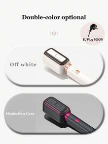 SCISHARE 3-In-1 Vertical Garment Steamer & Iron With Clamping Plate | 1000W Fast 20s Heat-Up | 155°C Dual Steam Modes (15g/Min) | 180° Rotatable Panel | 60ml Tank | Portable Travel Steamer Iron For Clothes | Home & Travel Essentials