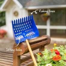 The Coop Scoop® | 2-In-1 Chicken Poop Scoop & Rake | Sand Sifting Shovel For Waste Removal