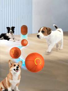 1pc Interactive Dog Toys Dog Ball,Durable Active Rolling Ball Wicked Ball,Automatic Moving Bouncing Rotating Ball For Puppy/Small/Medium Dogs,Fun And Engaging Gift ﻿Interactive Dog Toys Dog Ball,[Newly Upgraded] Durable Motion Activated Automatic Rolling Ball Toys For/Small/Medium/Large Dogs ﻿