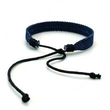 New Arrival Literary & Vintage Handmade Braided Bracelet Bohemian Style Printed Fabric Cord Bracelet - style 1 - View 8