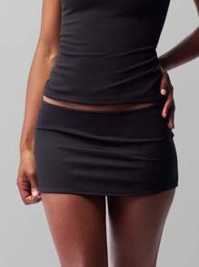 Women Mini Skirt Sexy Mid-Waisted Bodycon Short Skirts Night Club High Waist Elastic Bodycon Mini Skirts Streetwear