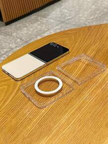 透明磁吸式手机壳,兼容三星 Z、Z Flip 6、Z Flip 5、Z Flip 4、Z Flip 3,支持 5G 无线充电,保护套 - 無色 - 查看 7