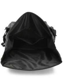 男士新款黑色防水翻盖背包，商务旅行通勤办公笔记本电脑包，休闲户外健身书包，中学生礼品包