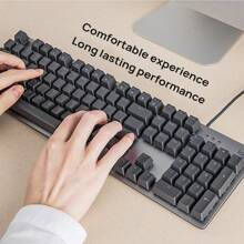 Logitech Keyboard K845 Wired Connection Comfortable Input Adjustable Tilt Angle 5 Backlight Modes Aluminum Shell Design Excellent Mechanical Key Switch Mechanical Feel