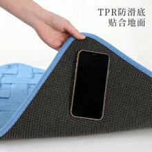 Faux Cashmere Bathroom Bedroom Toilet Door Mat Water Absorbing Anti-Slip Floor Mat For Home