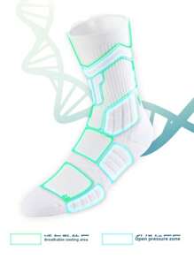 3 Pairs Of Mixed Color Basketball Socks, Men's TowelBottom Socks,Compression Soccer Running Outdoor - Multicolor - View 8