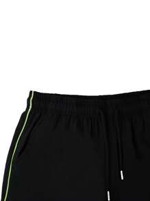 1 pieza Pantalones casuales sueltos para hombres, aptos para primavera/verano, playa, vacaciones, uso diario, entrenamiento, actividades al aire libre, fitness, correr, versátil y de moda para la calle
