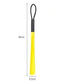 1 extra langer flexibler Plastik-Schuhlöffel, Schuhlöffel, löffelförmiges Schuh-Accessoire, verschiedene Farben, komfortabler und praktischer Schuhhelfer, geeignet bei Rücken- und Mobilitätsproblemen