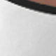 White With Black Edges