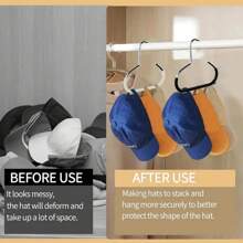 1 pièce de support de crochet amélioré pour accrocher les chapeaux, crochet auxiliaire universel noir/blanc, convient pour le dortoir, l'armoire, peut accrocher une casquette, une casquette de baseball, support d'affichage de chapeau multifonctionnel, simple et , crochet adhésif, porte-serviette, décoration murale de chambre à coucher, crochet, cintre, fournitures scolaires, étagère, stockage et organisation, porte-clés, porte-clés mural, cintre à clés, crochets autocollants, crochets de porte, décorations de chambre, fournitures de cuisine, Gender Reveal Party, parfait pour les anniversaires, les mariages, les fêtes, le cadeau parfait pour les collègues, les amis et la famille, la rentrée scolaire