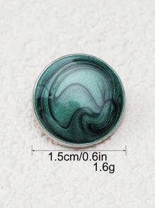 10 قطع/عبوة أزرار معدنية مدورة عالية الجودة بطلاء معدني مصقول بطريقة يدوية مرسومة، أزرار زخرفية متعددة الاستخدامات للقمصان والسترات والبدلات والفساتين والمعاطف والأحذية والقبعات والحقائب والأوشحة، إكسسوارات DIY