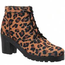 Women's Ankle Boots With Heels And Suede Booties New - 盎司 - 查看 2