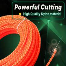 1pc 590.55 Inch * 2.4mm/2.7mm/3mm Nylon Grass Trimmer Line, Lawn Mower Accessories